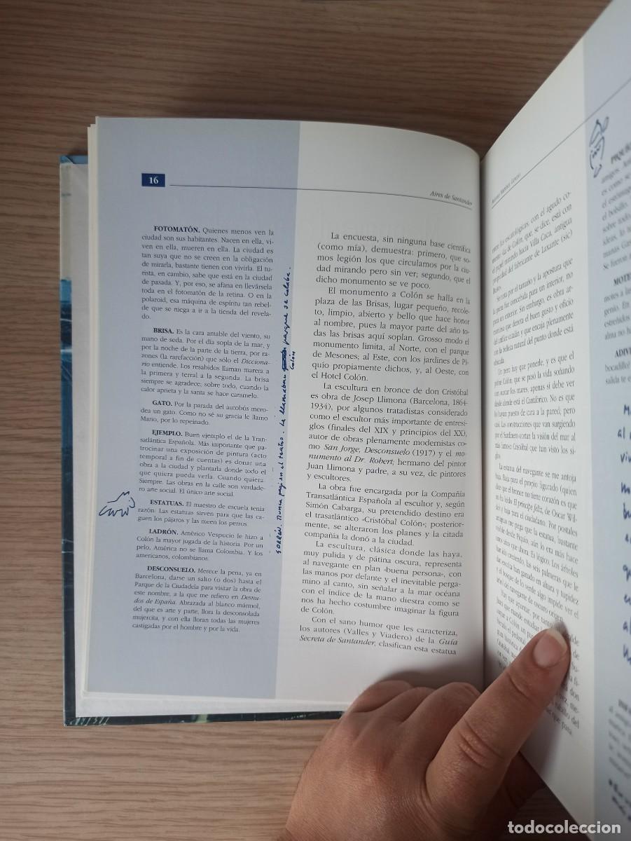 Libros: AIRES DE SANTANDER de A. Martinez (Ed. Calima) a&ntilde;o 1995 - Foto 2