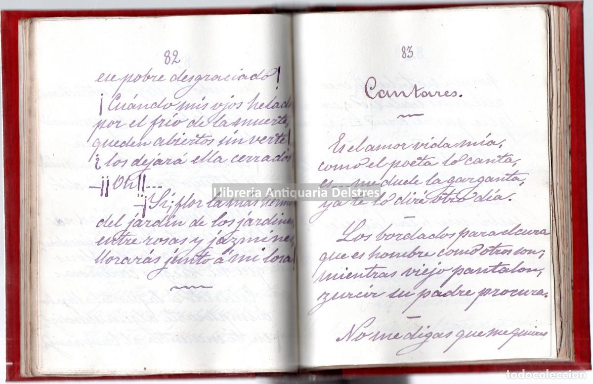 Libros: Baeza, Julio. - Poesias. [Manuscrito] - Foto 2