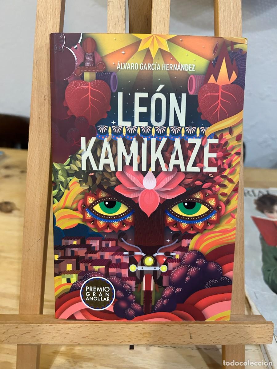 Libros: LEON KAMIKAZE- &Aacute;LVARO GARC&Iacute;A HERNANDEZ- PREMIO GRAN ANGULAR - Foto 1