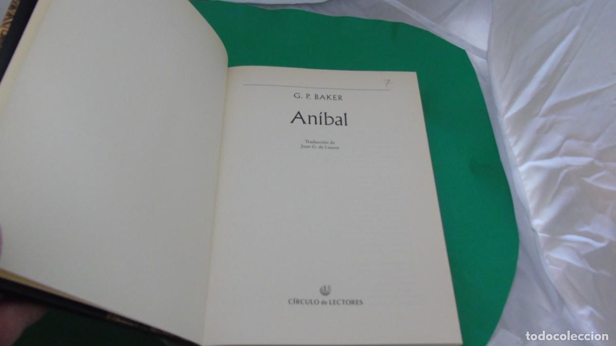 Libros: AMF-29C/ ANIBAL - G.P. BAKER / CIRCULO DE LECTORES - Foto 2