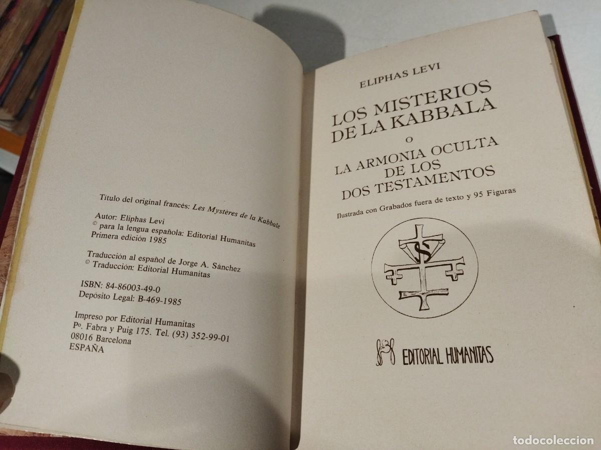 Libros: LOS MISTERIOS DE LA KABBALA - LEVI , ELIPHAS - Foto 3