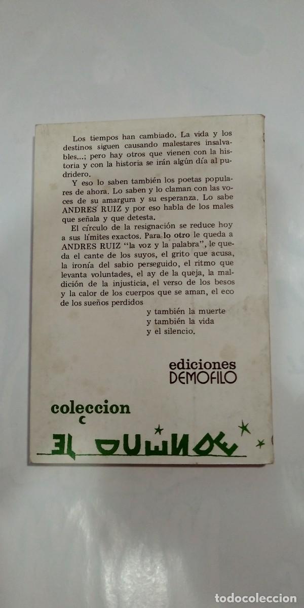 Libros: Coplas de la emigraci&oacute;n Andr&eacute;s Ruiz - Foto 2