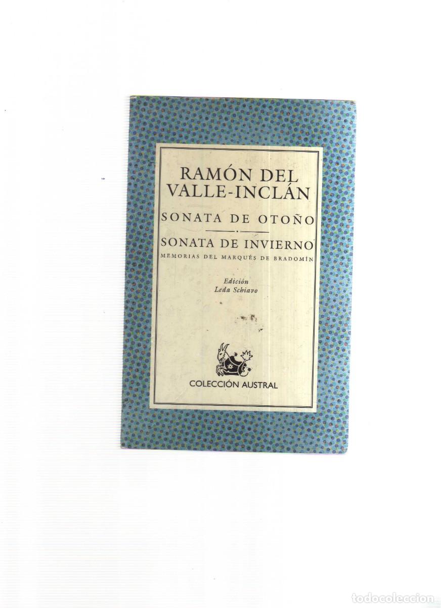 Libros: SONATA DE OTO&Ntilde;O SONATA DE INVIERNO RAMON DEL VALLE - INCLAN - Foto 1