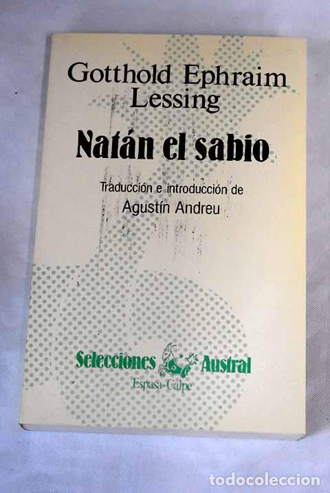 Libros: Nat&aacute;n el sabio: Lessing, Gotthold Ephraim.- Lessing, Gotthold Ephraim - Foto 1