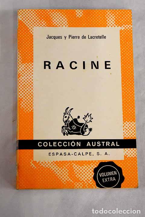 Libros: Racine: Lacretelle, Jacques de.- Lacretelle, Jacques de - Foto 1