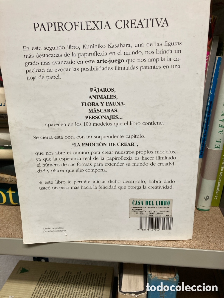 Libros: PAPIROFLEXIA CREATIVA - KUNIHIKO KASAHARA - Foto 2