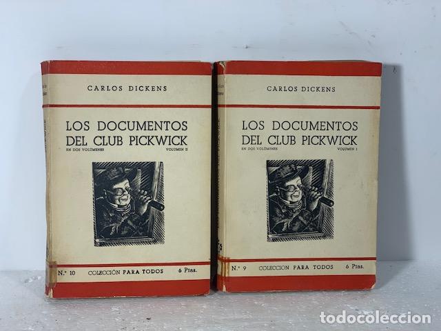 Libros: LOS DOCUMENTOS DEL CLUB PICKWICK CARLOS DICKENS 1943 - Foto 1