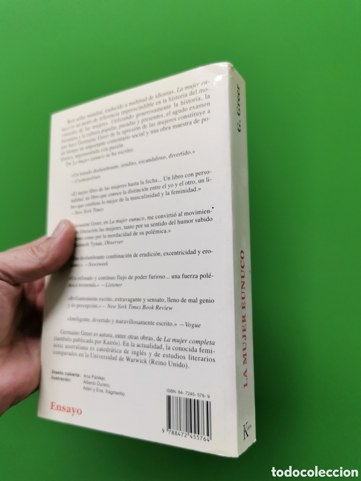 Libros: LA MUJER EUNUCO - GREER, GERMAINE - SIN LEER - Foto 2
