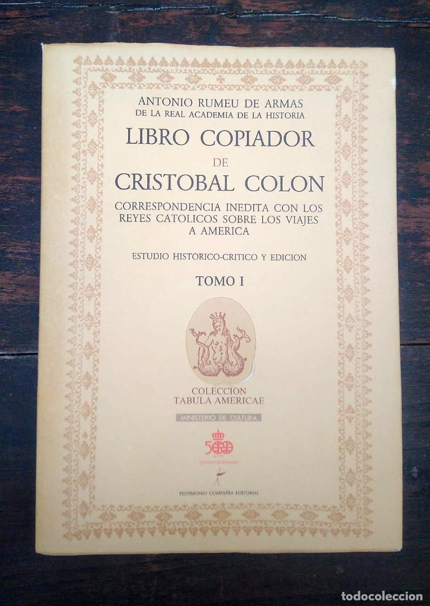 Libros: Libro copiador de Crist&oacute;bal Col&oacute;n, edici&oacute;n facs&iacute;mil, 1989 - Foto 6
