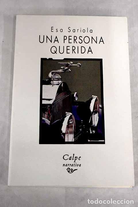 Libros: Una persona querida: Sariola, Esa.- Sariola, Esa - Foto 1