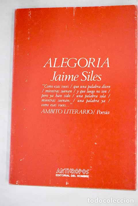 Libros: Alegoria.- Siles, Jaime - Foto 1