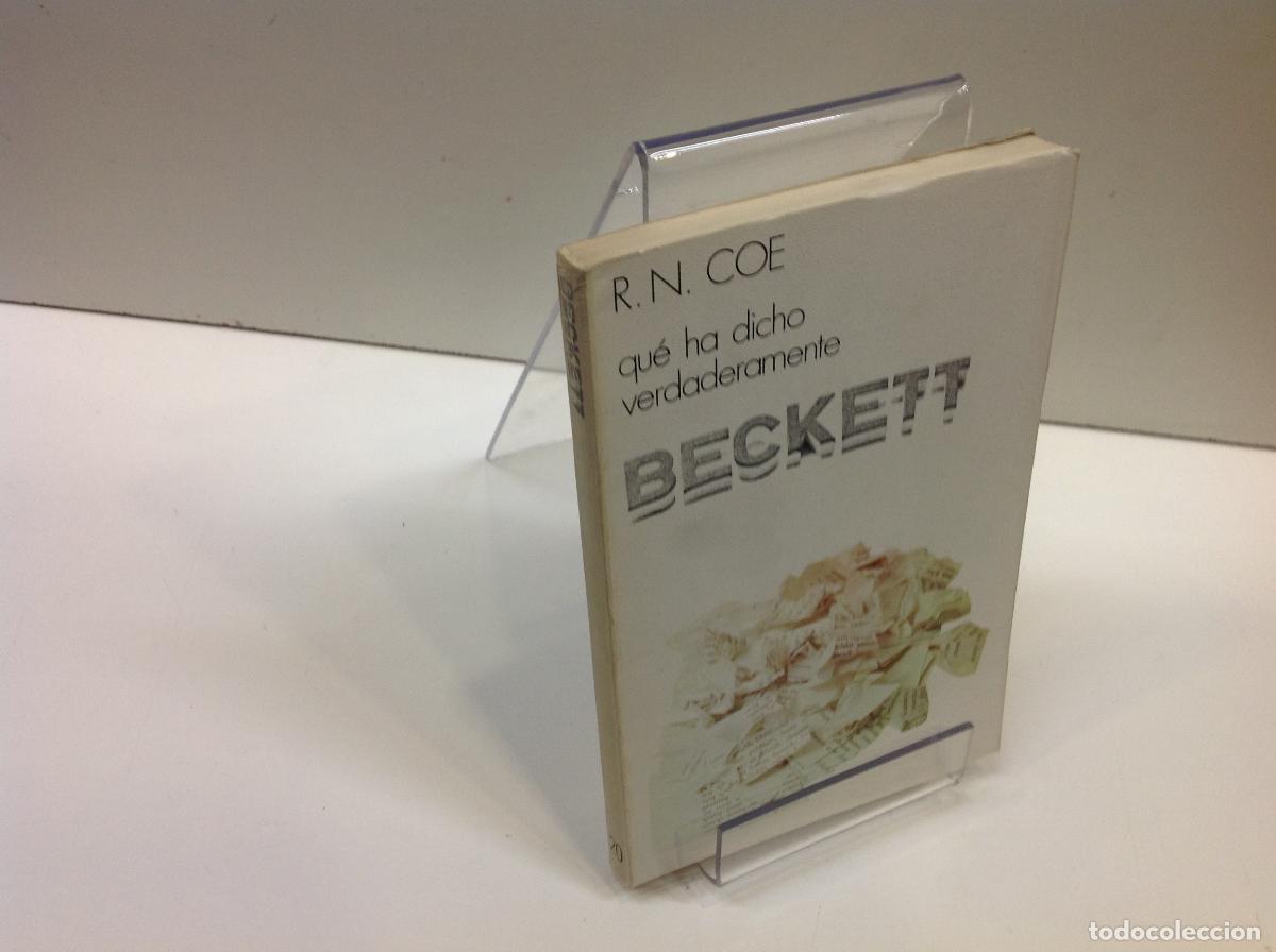 Libros: QUE HA DICHO VERDADERAMENTE BECKETT R N COE - Foto 1