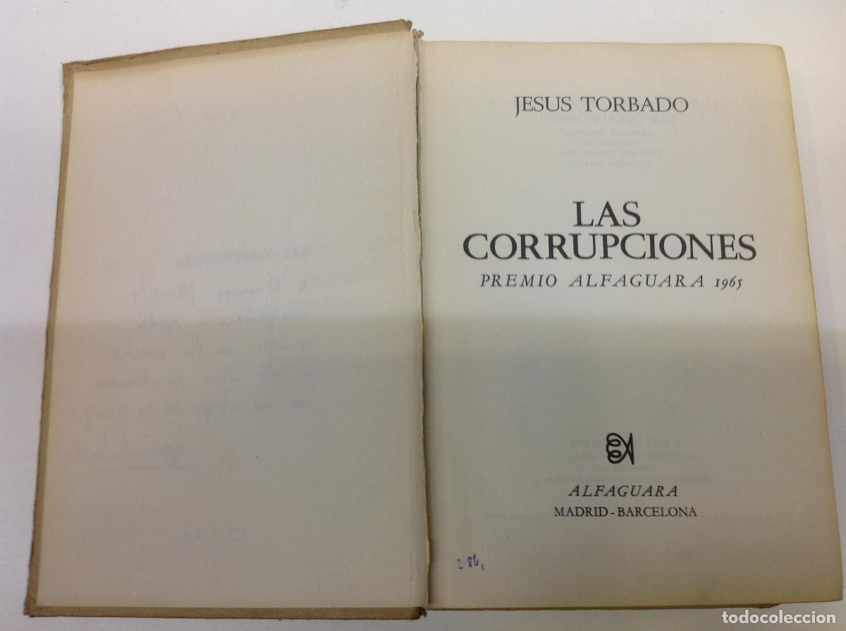 Libros: LAS CORRUPCIONES JESUS TORBADO - Foto 2