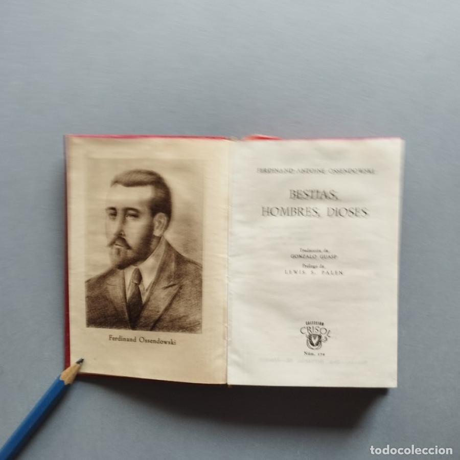Libros: Bestias, Hombres, Dioses. - Ossendowski, Ferdinand. - Foto 2