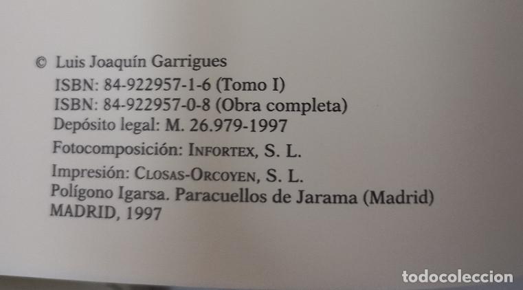 Libros: CON LA VENIA, 2 TOMOS I Y II, LUIS JOAQUIN GARRIGUES 1997 - Foto 4