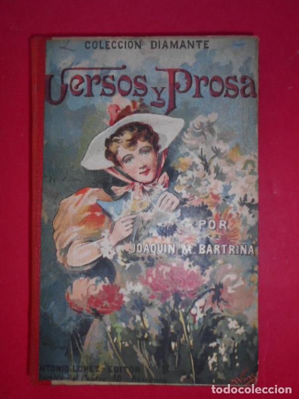 Livros em segunda m&atilde;o: Versos y Prosa. - Bartrina, Joaqu&iacute;n M.