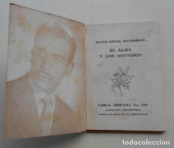 Libros: El Alma y los Sentidos. - Marrod&aacute;n, Mario &Aacute;ngel. - Foto 2