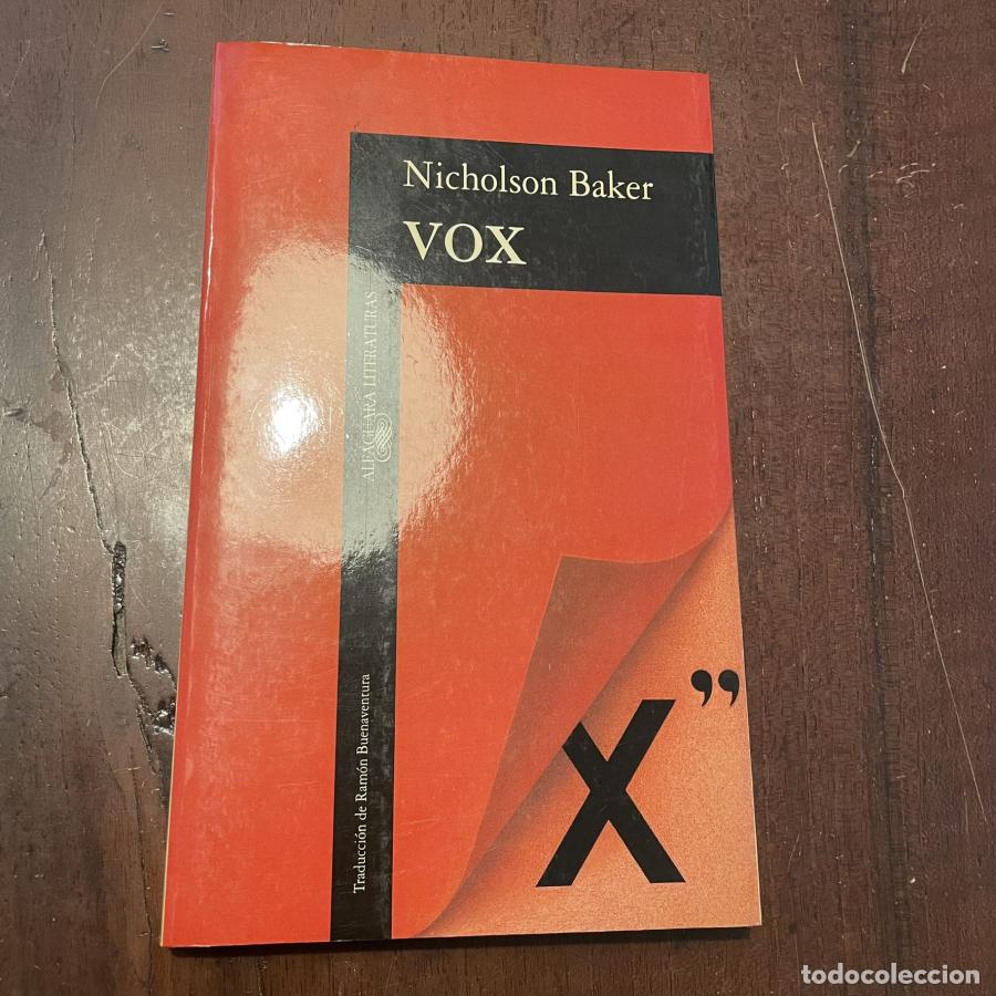 Libros: Vox (spanish) - Nicholson Baker - Foto 1