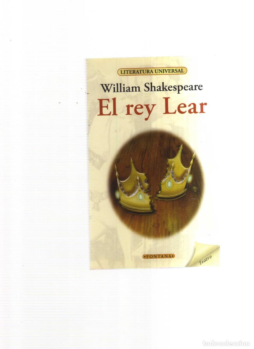 Libros: EL REY LEAR WILLIAM SHAKESPEARE LITERATURA UNIVERSAL - Foto 1