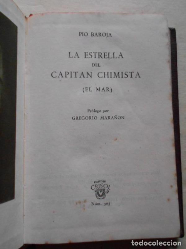 Libros: LA ESTRELLA DEL CAPIT&Aacute;N CHIMISTA. El Mar. - BAROJA, P&iacute;o. - Foto 2
