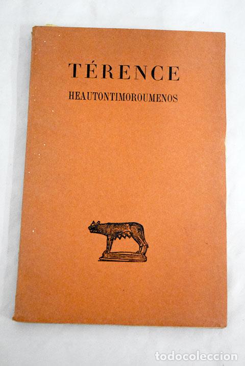 Libros: Heautontimoroumenos: Terence.- Terence - Foto 1