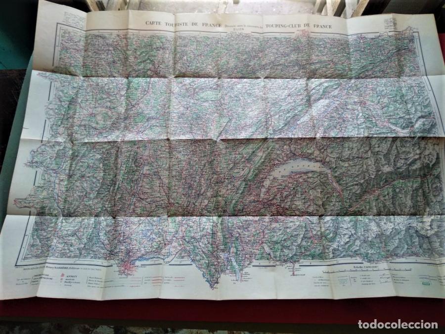 Libros: France V&eacute;locip&eacute;dique et Touriste. 9. Dijon. Carte Touriste de France. Dress&eacute;e avec le concours du To