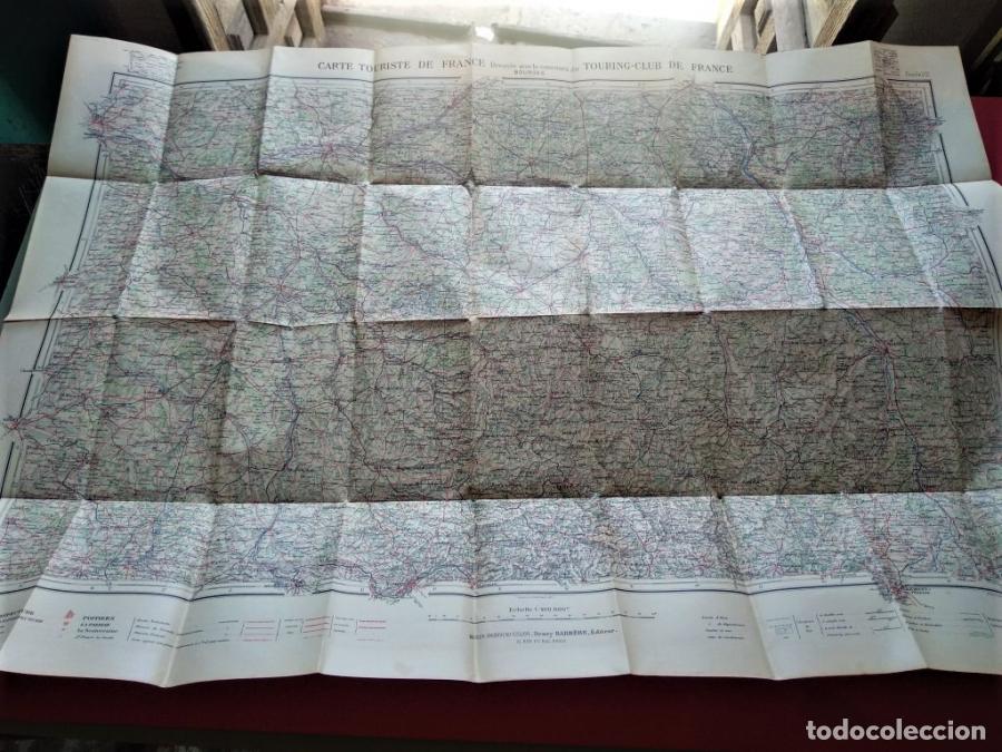 Libros: France V&eacute;locip&eacute;dique et Touriste. 8. Bourges. Carte Touriste de France. Dress&eacute;e avec le concours du