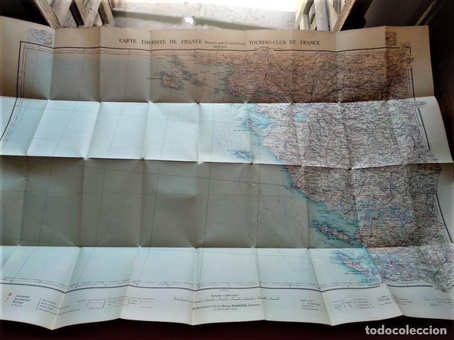 Libros: France V&eacute;locip&eacute;dique et Touriste. 7. Nantes. Carte Touriste de France. Dress&eacute;e avec le concours du T