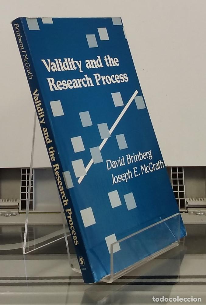 Libros: Validity and the Research Process - D. Brinberg & J. E. McGrath - Foto 1