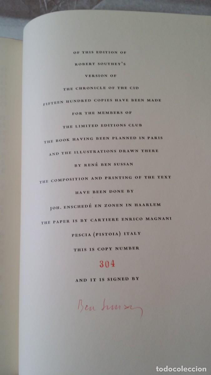 Libros: EL CID, Libro de artista firmado y numerado - Foto 9