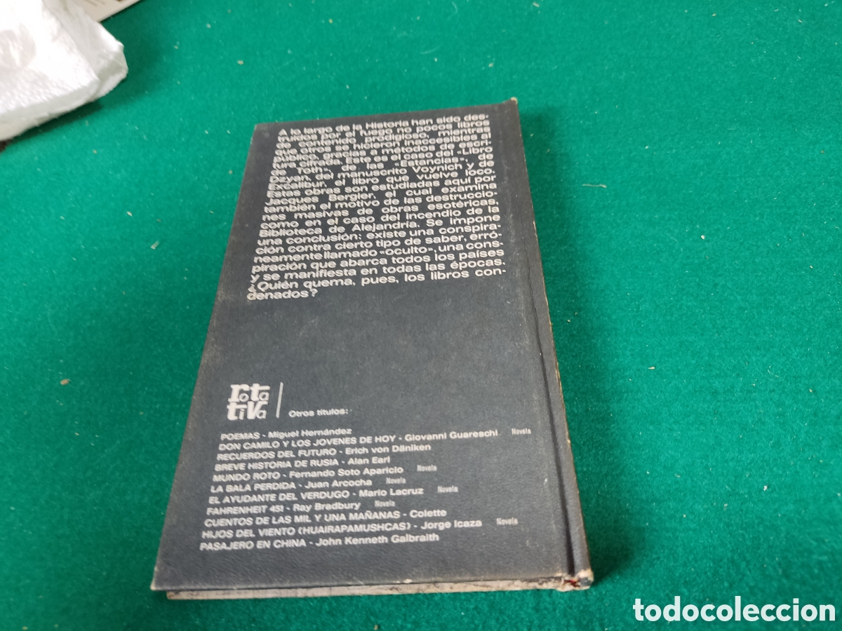 Libros: Libro Los Libros condenados de Jacques Bergier - Foto 5