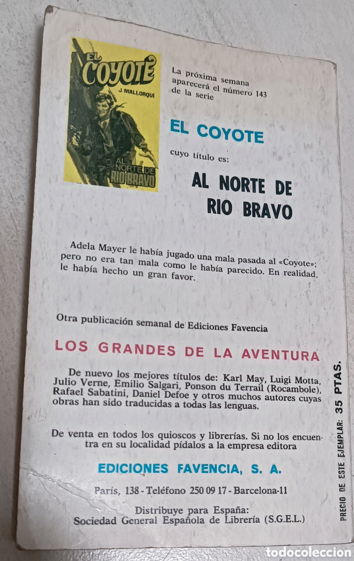 Libros: El Coyote. Al servicio del sur. N&uacute;mero 142. - Foto 2