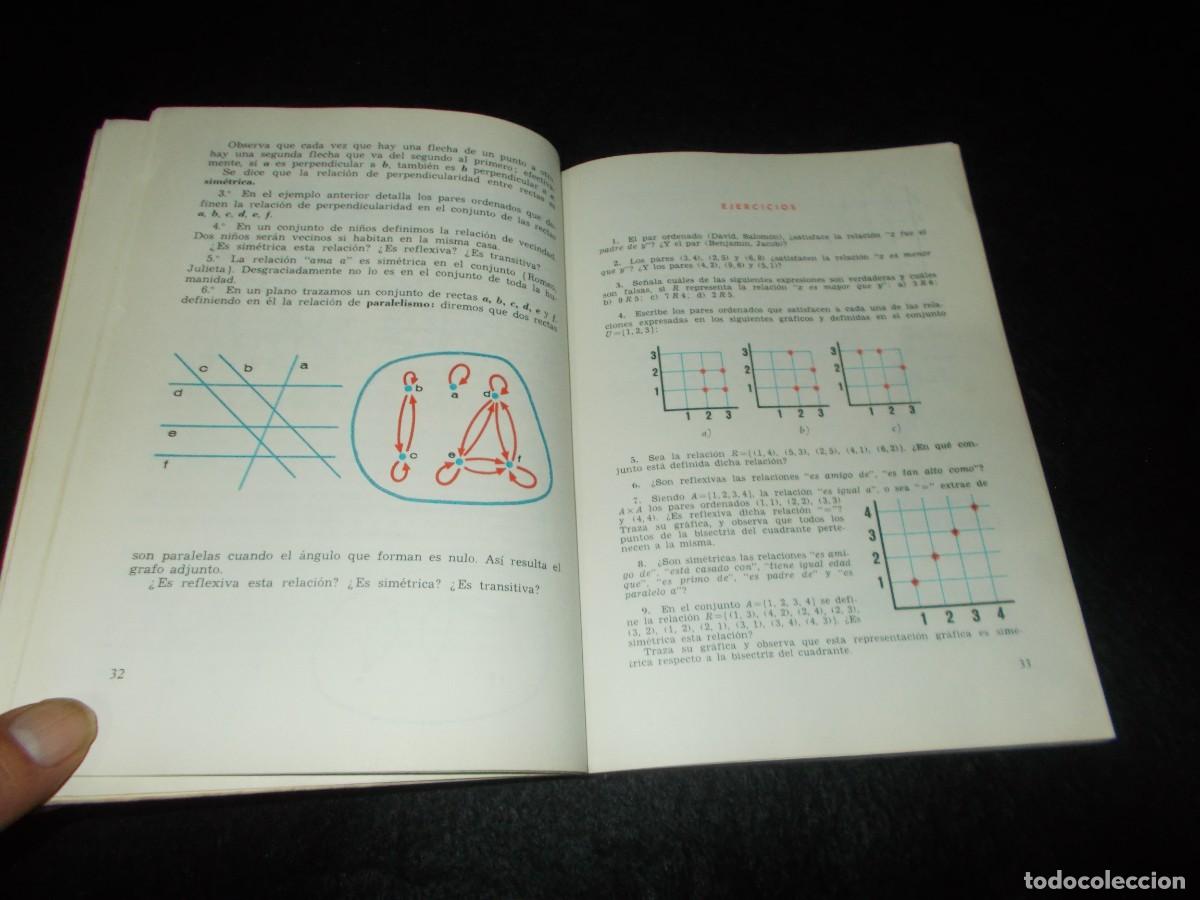 Libros: MATEM&Aacute;TICA MODERNA 2&ordm; Bachillerato 2 BUP. SM 1968. Matem&aacute;ticas Libro Escolar - Foto 4