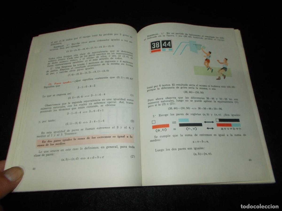 Libros: MATEM&Aacute;TICA MODERNA 2&ordm; Bachillerato 2 BUP. SM 1968. Matem&aacute;ticas Libro Escolar - Foto 5