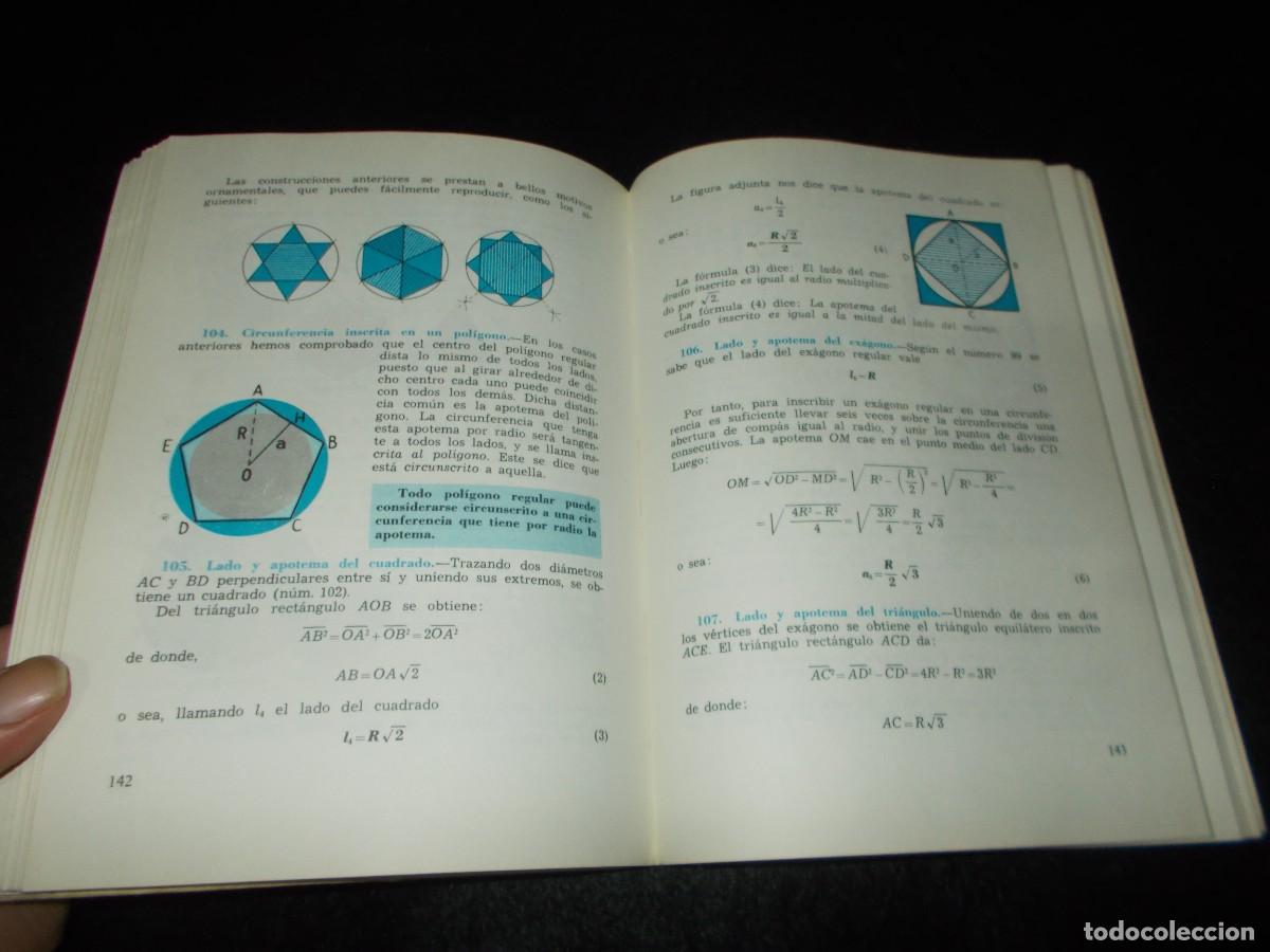 Libros: MATEM&Aacute;TICA MODERNA 2&ordm; Bachillerato 2 BUP. SM 1968. Matem&aacute;ticas Libro Escolar - Foto 6