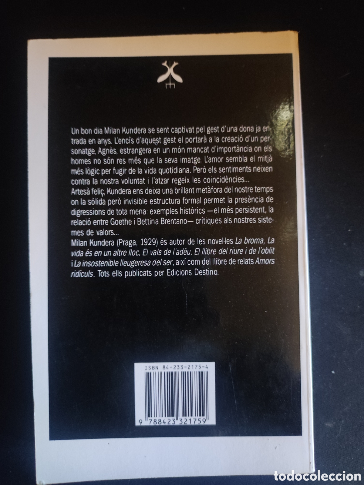 Libros: LA IMMORTALITAT - MILAN KUNDERA - Foto 2