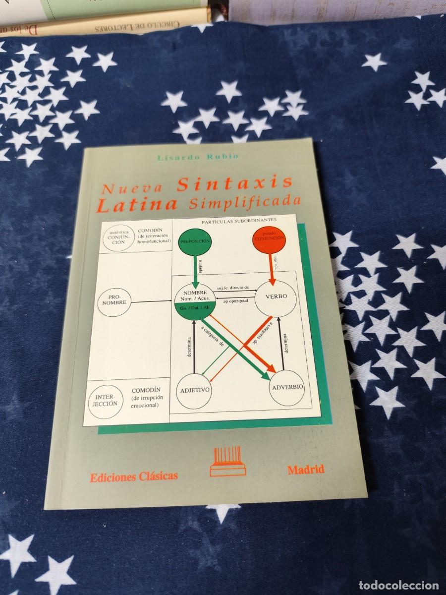 Libros: 22 Nueva sintaxis Latina simplificada Lisardo Rubio Ediciones Cl&aacute;sicas 1995 - Foto 1