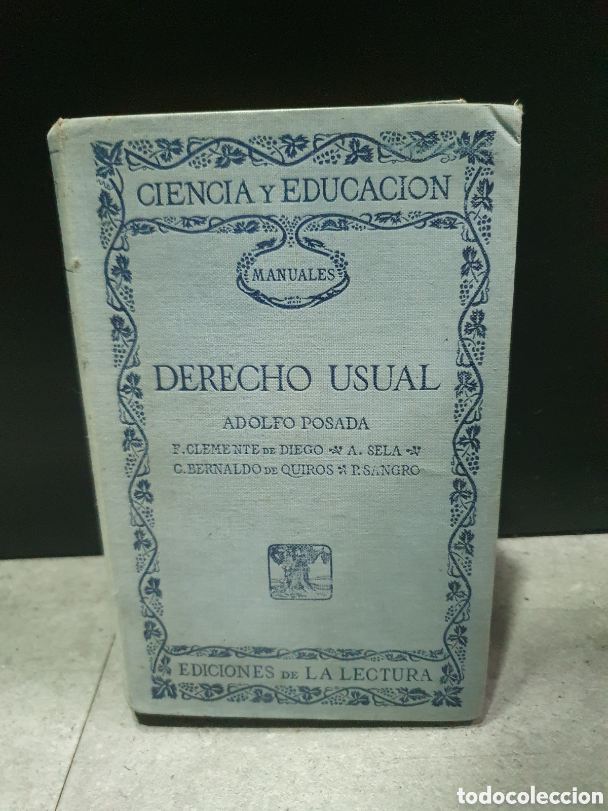 Libros: Derecho Usual. Adolfo Posada. (L107) - Foto 1
