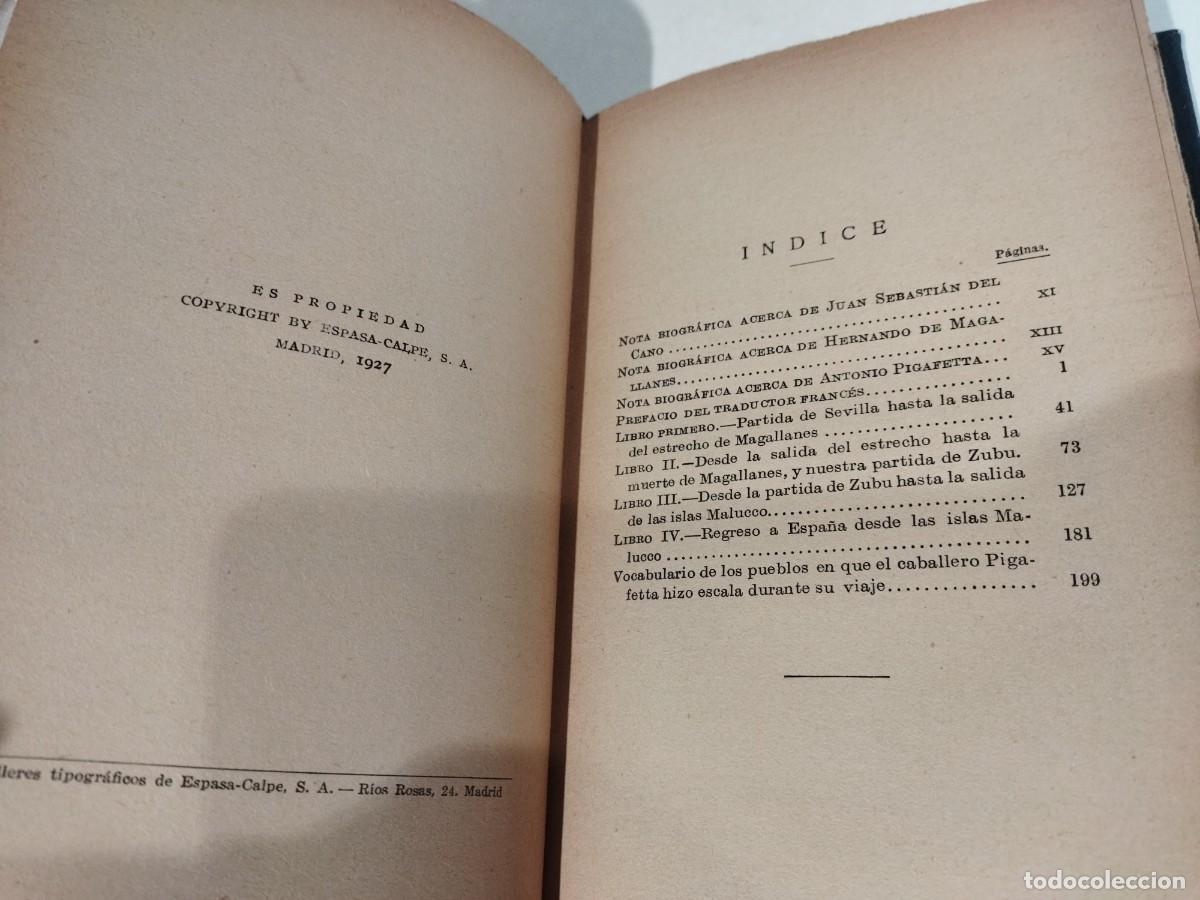 Libros: PRIMER VIAJE EN TORNO DEL GLOBO - PIGAFETTA, ANTONIO - Foto 5