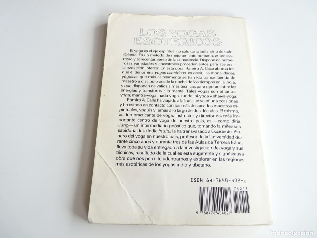 Libros: Los yogas esot&eacute;ricos Ramiro A. Calle Ref: 3-383 - Foto 4