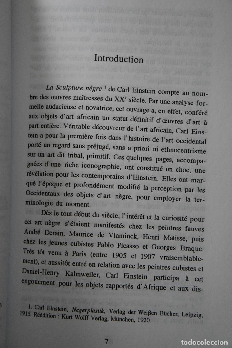 Libros: La sculpture n&egrave;gre, Carl Einstein - Foto 2