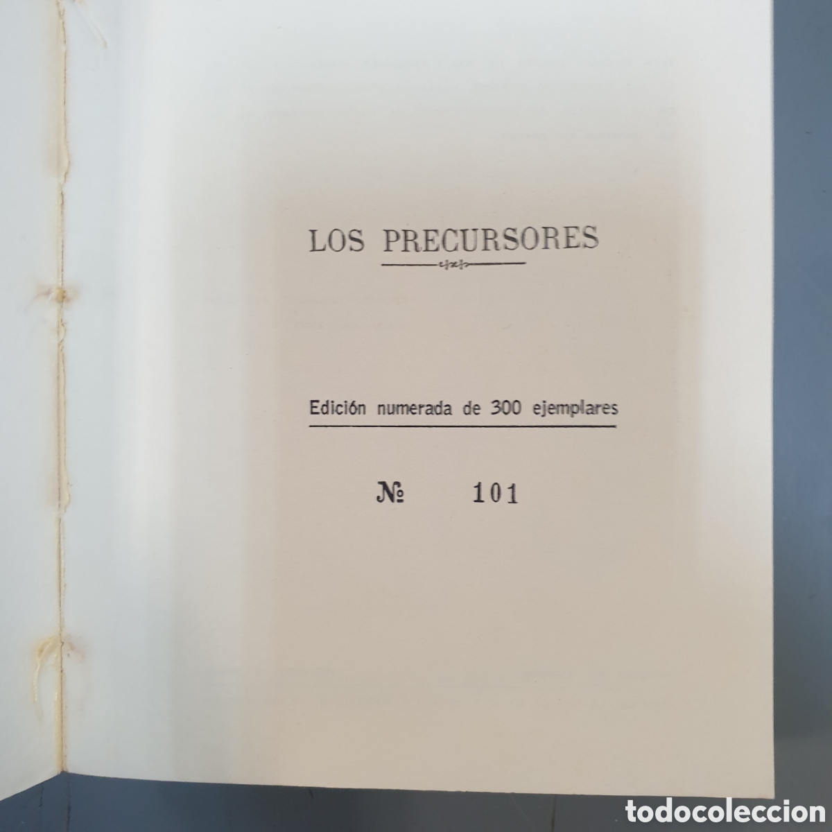 Libros: LOS PRECURSORES MANUEL MURGIA - Foto 2