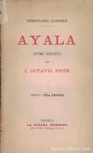Libros: AYALA. Estudio biogr&aacute;fico. - Octavio Pic&oacute;n. J., - Foto 1