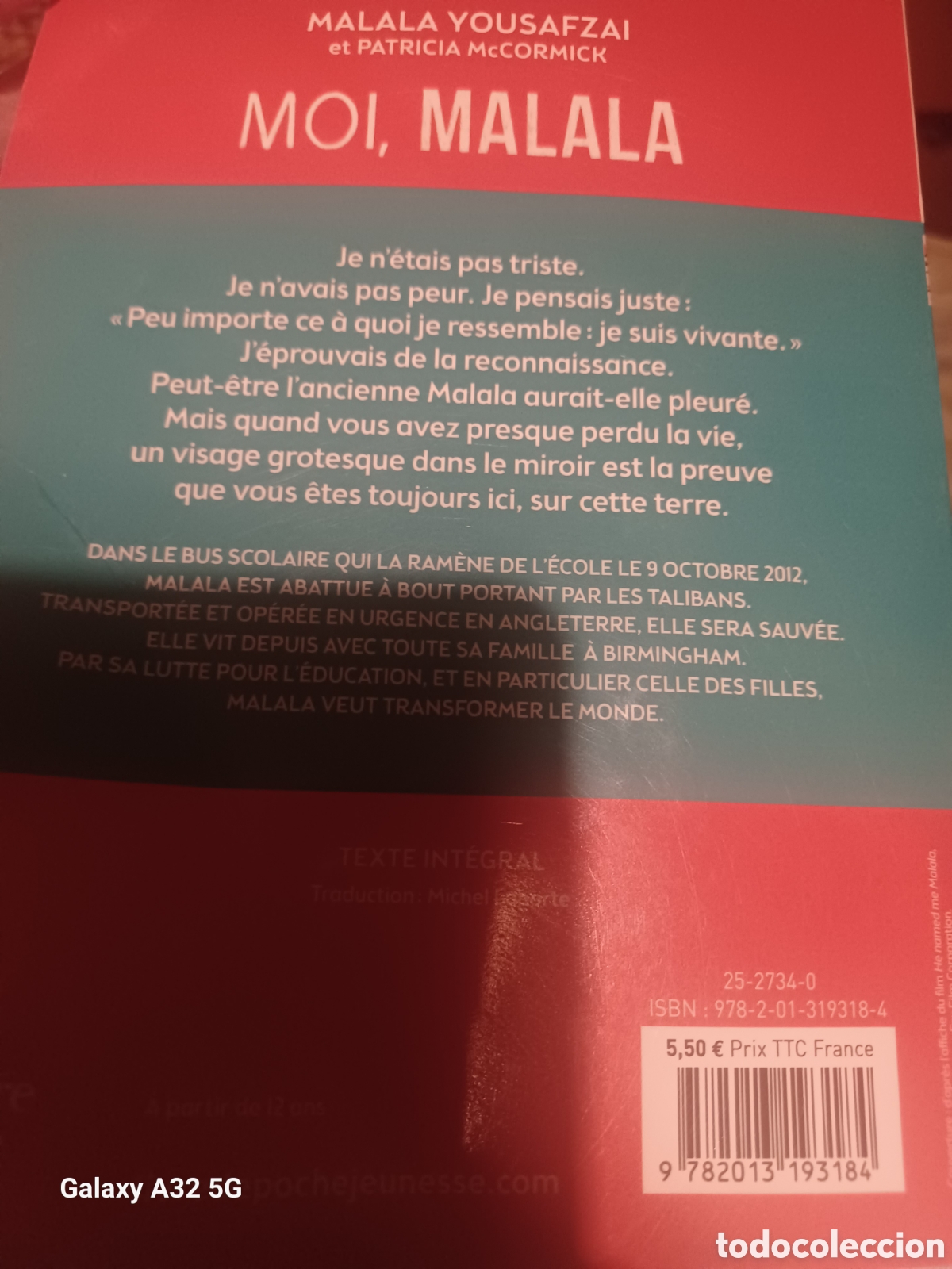 Libros: Barybook 305. Moi malala malala yousafzai en frances - Foto 2