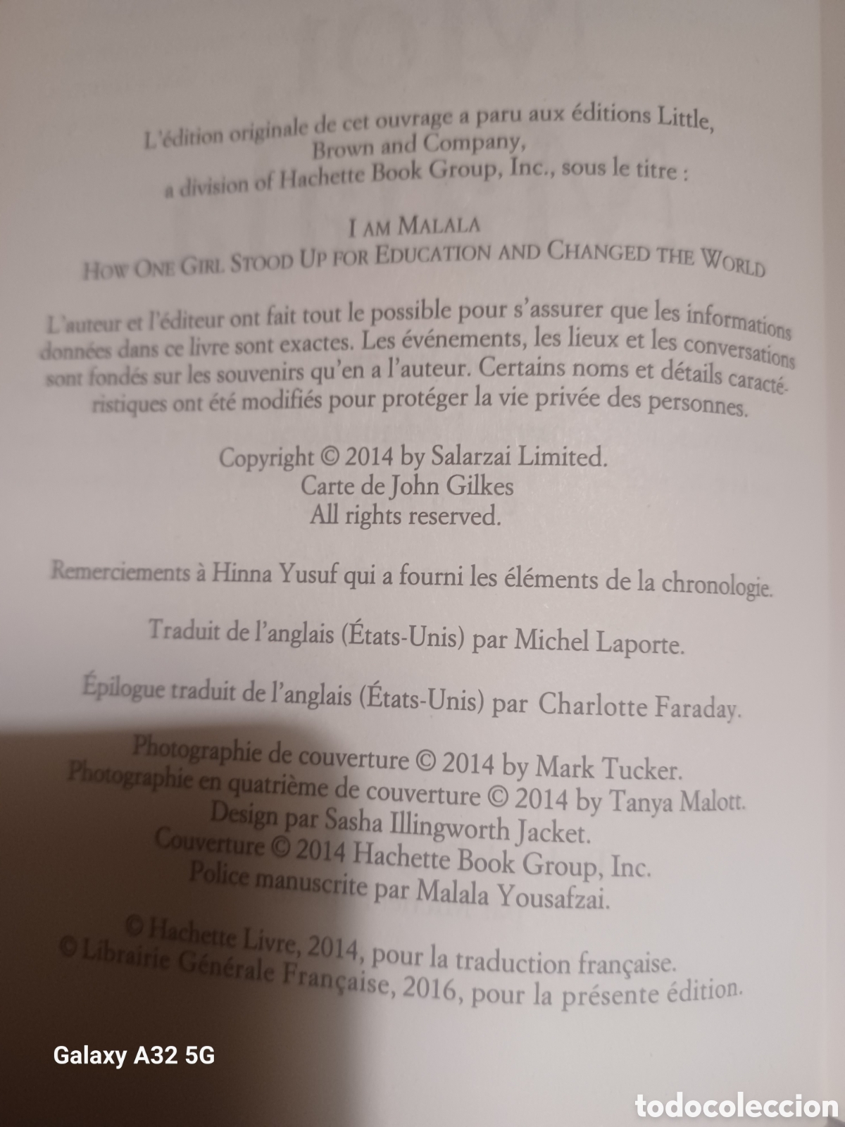 Libros: Barybook 305. Moi malala malala yousafzai en frances - Foto 3