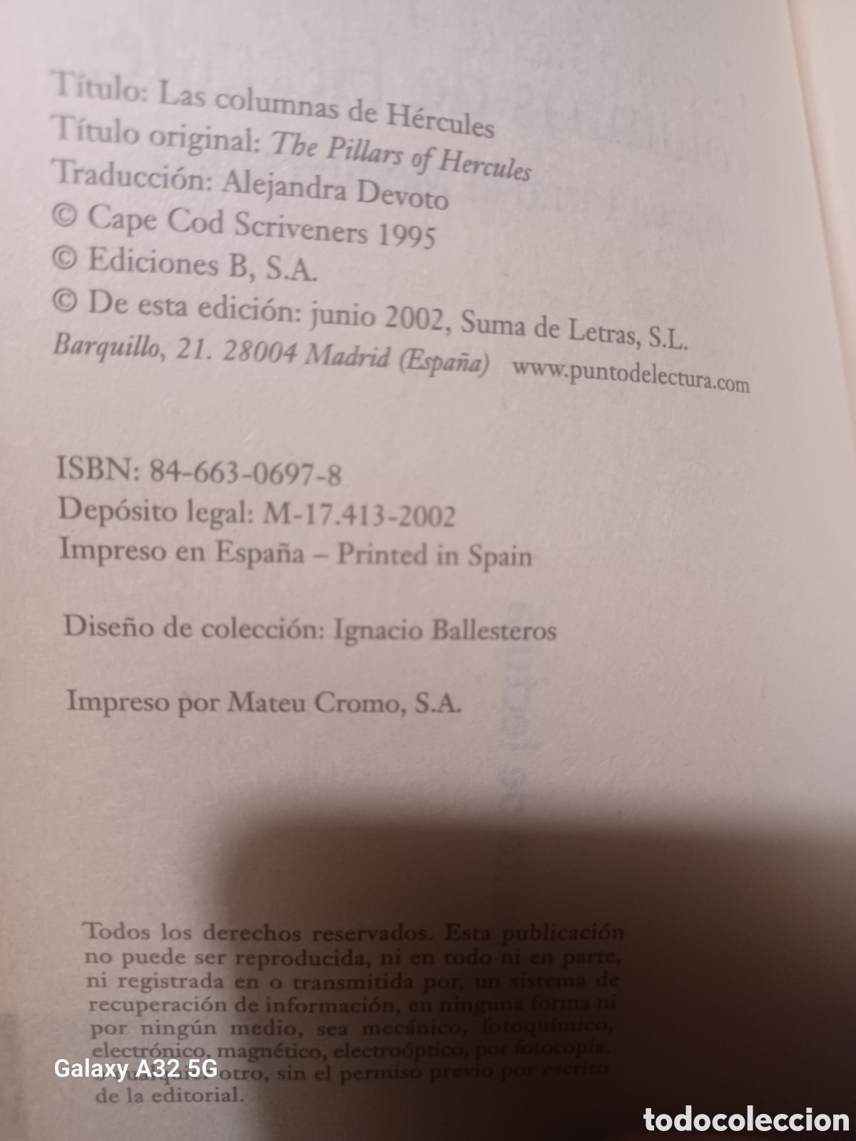 Libros: Barybook 305. las columnas de h&eacute;rcules paul theroux libro de bolsillo - Foto 3