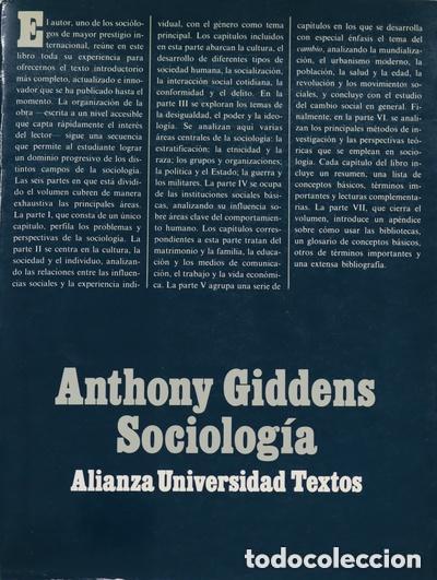 Libros: SOCIOLOG&Iacute;A - Anthony Giddens - Foto 1