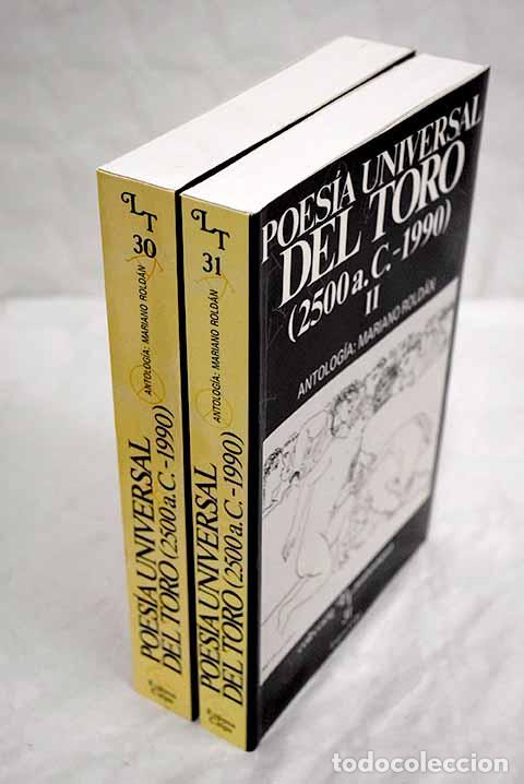 Libros: Poes&iacute;a universal del toro: antolog&iacute;a, 2500 a.C. - 1990 - Foto 1