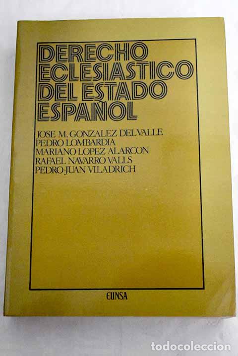 Libros: Derecho eclesiastico del estado espa&ntilde;ol - Foto 1