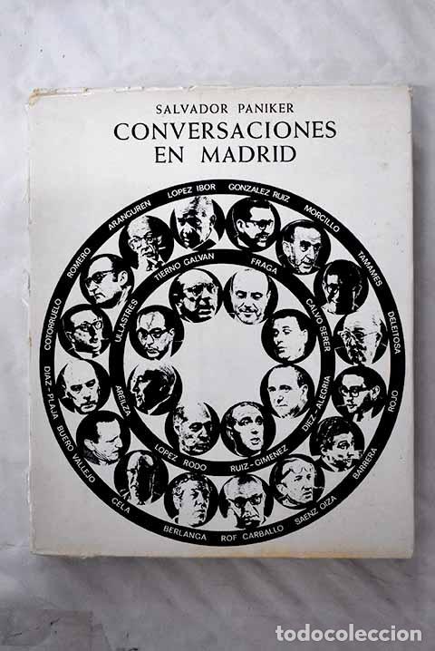 Libros: Conversaciones en Madrid.- P&aacute;niker, Salvador - Foto 1